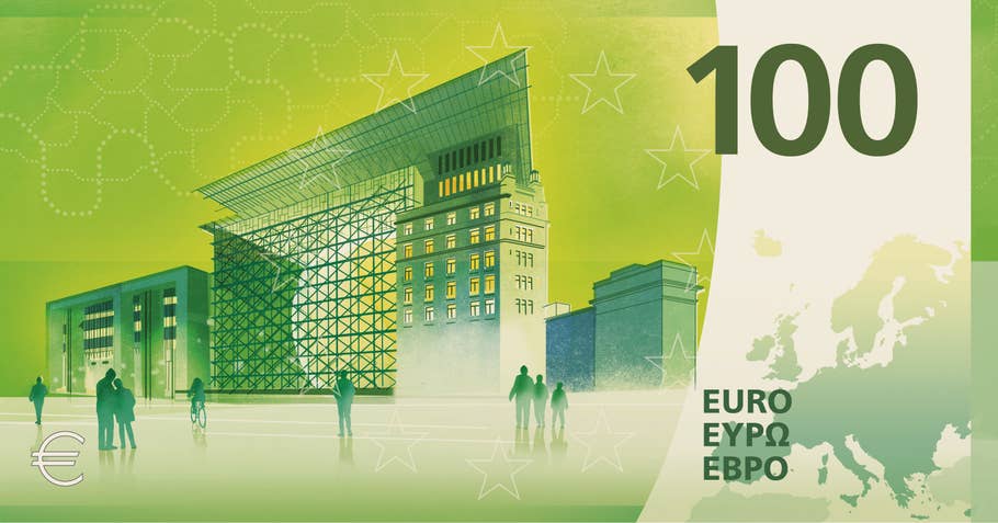 Geld von morgen: So könnte der neue 100-Euro-Schein aussehen