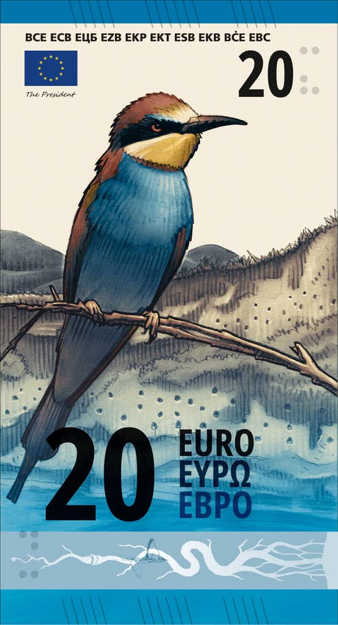 Geld von morgen: So könnte der neue 20-Euro-Schein aussehen