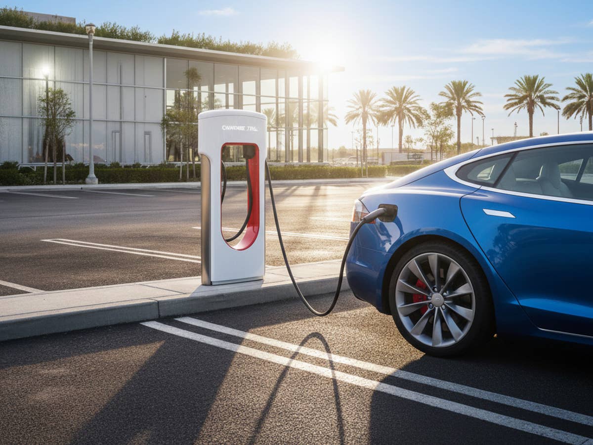 Beliebteste E-Autos: Kompakt-SUV grüßt jetzt von Platz 1 E-Auto an einer Ladesäule