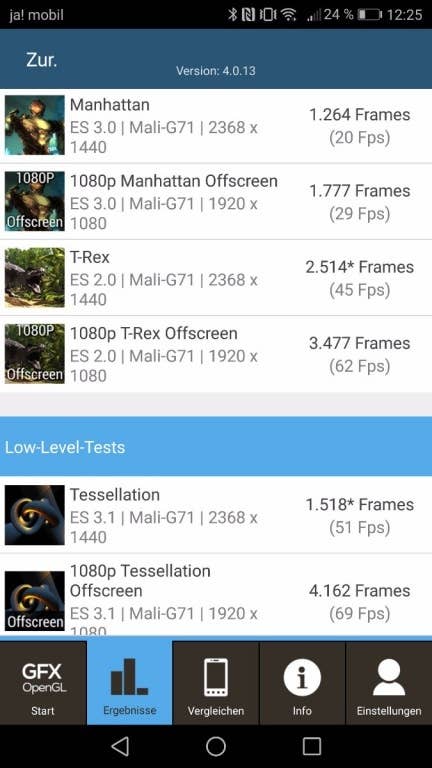 Benchmark-Tests des Honor 8 Pro im Test