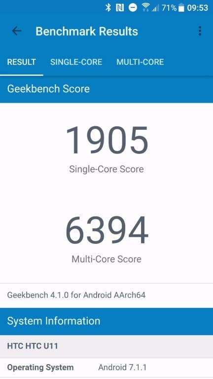 Benchmark-Tests des HTC U11 im Überbick