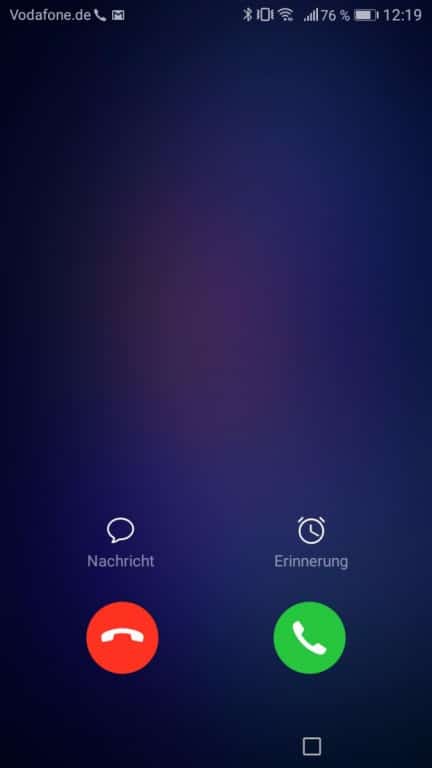 Benutzeroberfläche des Honor 6C Pro