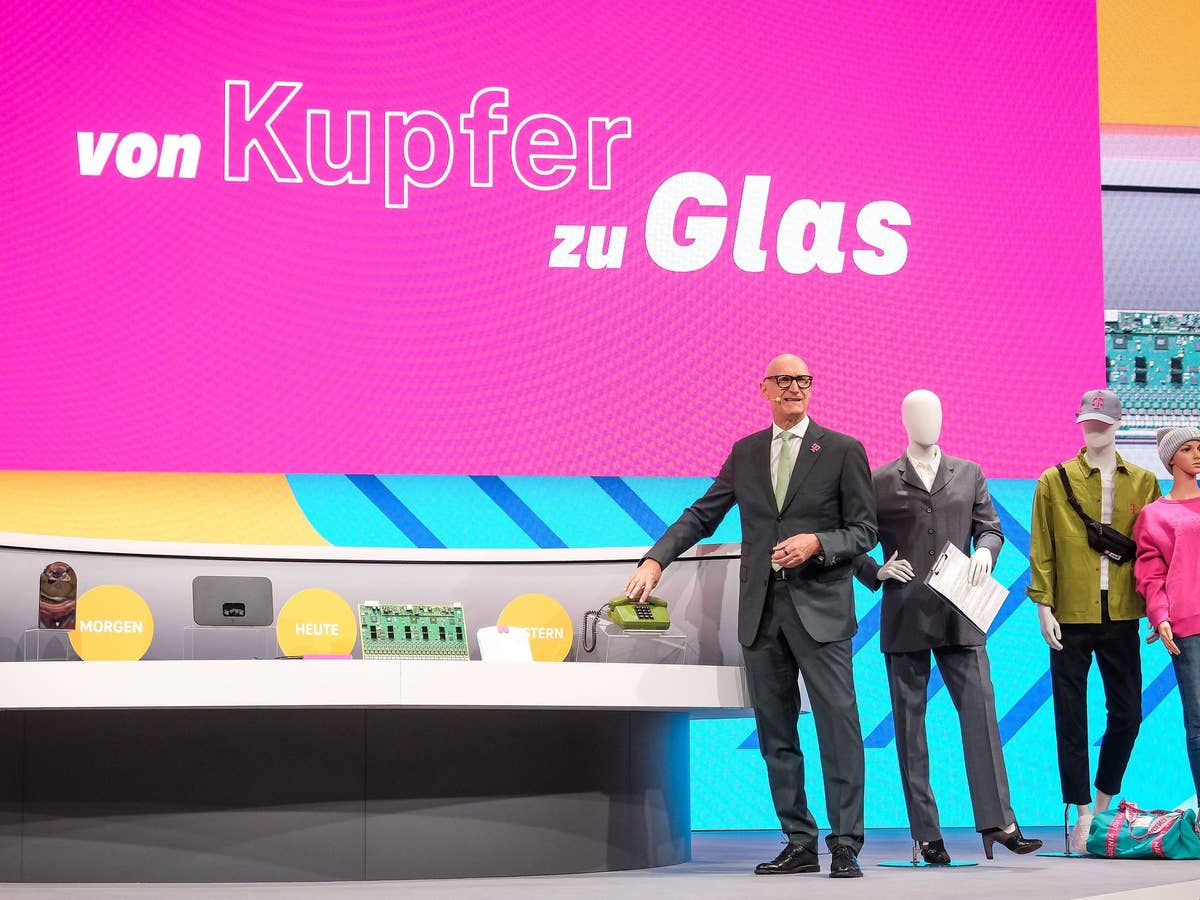 Telekom-Chef Höttges auf der Hauptversammlung