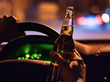 Bier am Steuer