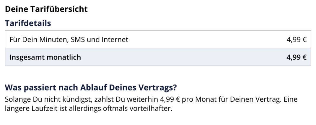Handyhelden Tarif ohne Kostenanstieg