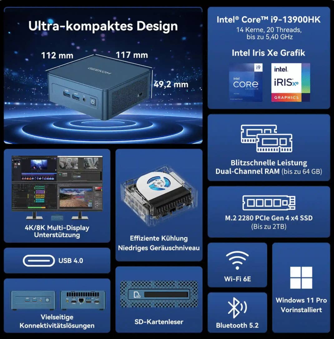 Geekom IT13 2025 Edition Mini-PC