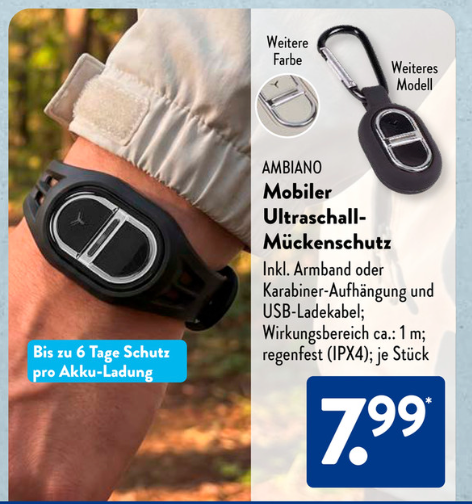 Aldi Ultraschall-Mückenschutz