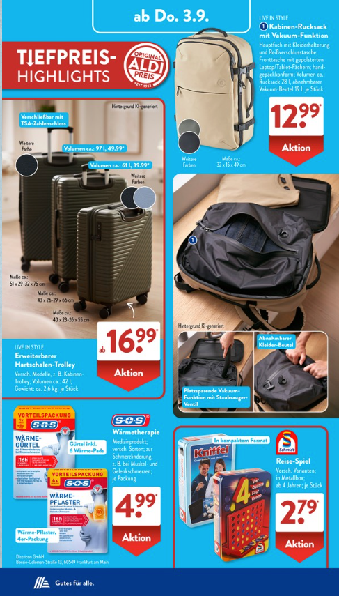 Aldi Prospekt 3.9.