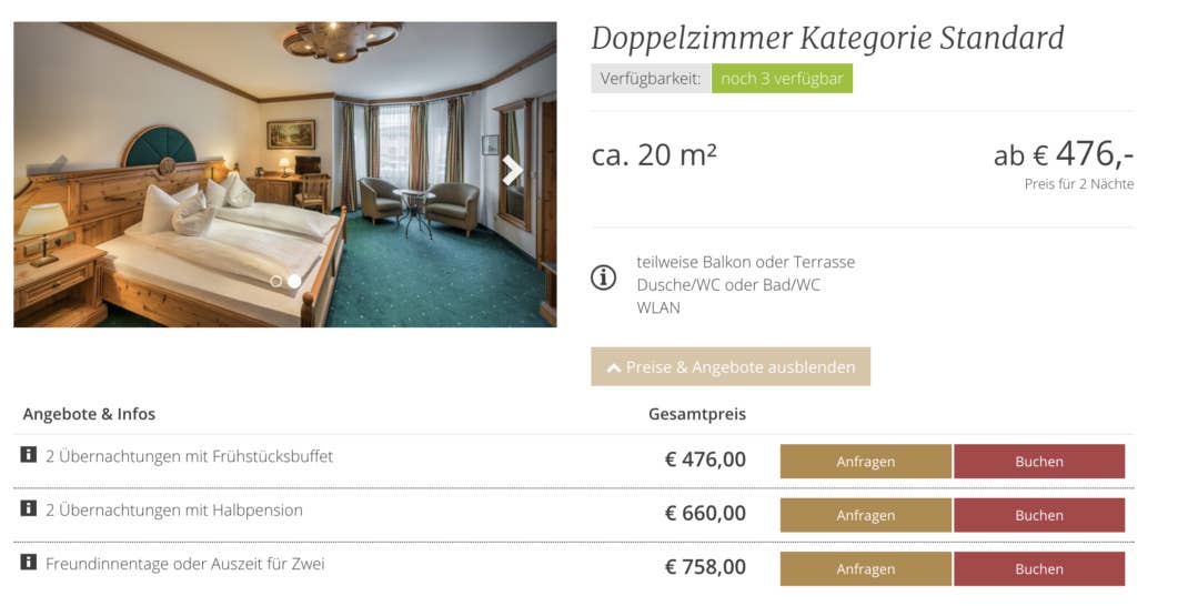 Hotel Unterwirt offizielle Website