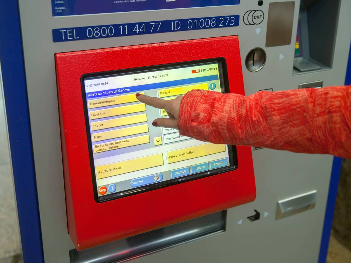 Billettautomat der SBB