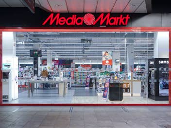 Der Eingang einer Mediamarkt-Filiale.