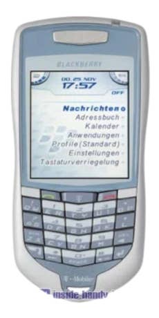 Blackberry 7100t von vorne