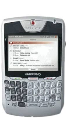 Blackberry 8707v von vorne
