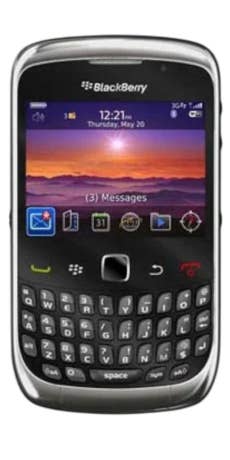 Blackberry Curve 3G 9300 von vorne
