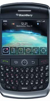 Blackberry Curve 8910 Datenblatt - Foto des Blackberry Curve 8910