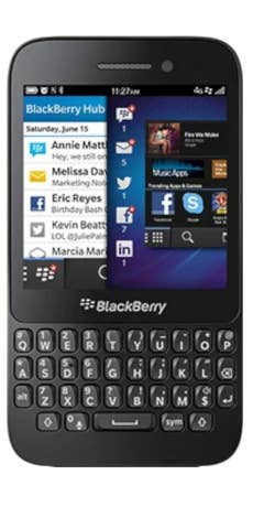 Blackberry Q5 von vorne
