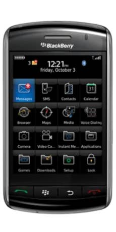 Blackberry Storm von vorne