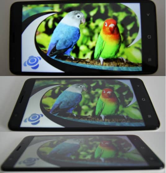 Blackview E7 Blickwinkelstabilität Blackview E7 Blickwinkelstabilität