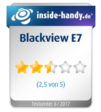 Blackview E7 Testsiegel