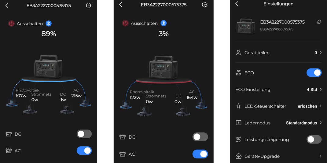 App-Management von Bluetti