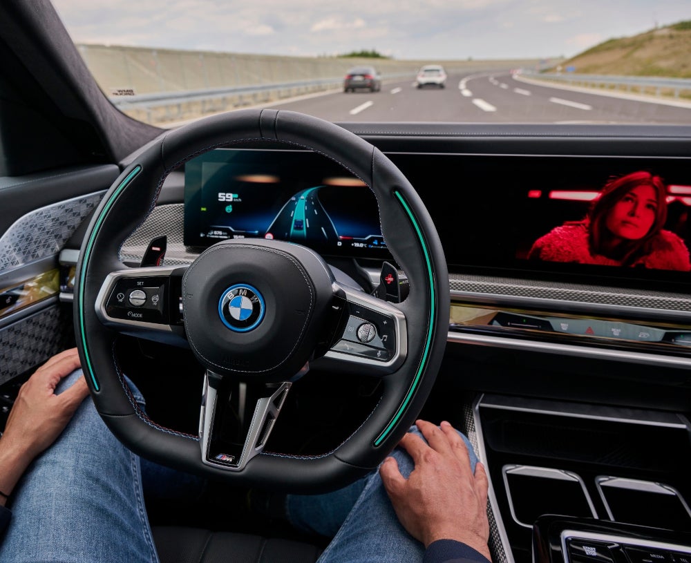 Automatisiertes Fahren im BMW auf Basis von Level 3.