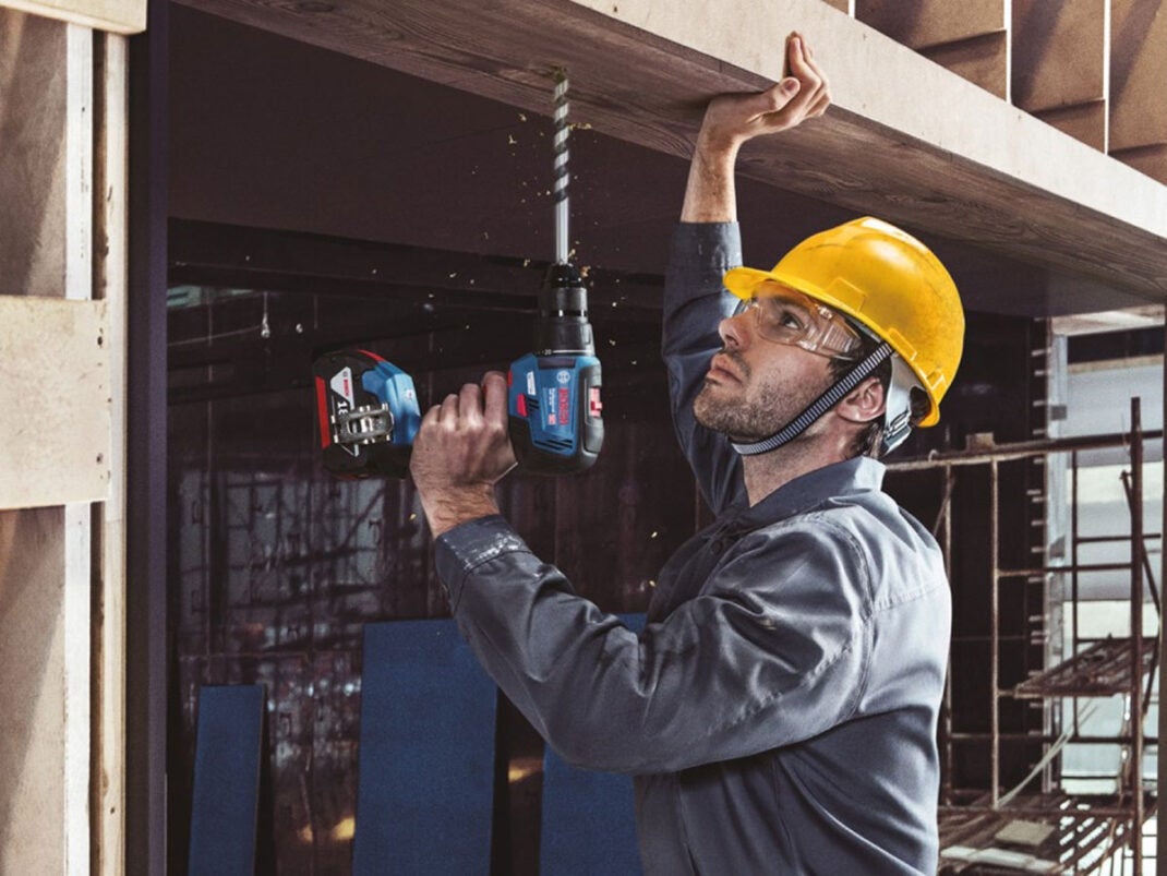 Taladro atornillador a batería Bosch Professional GSR 18V ​​in situ