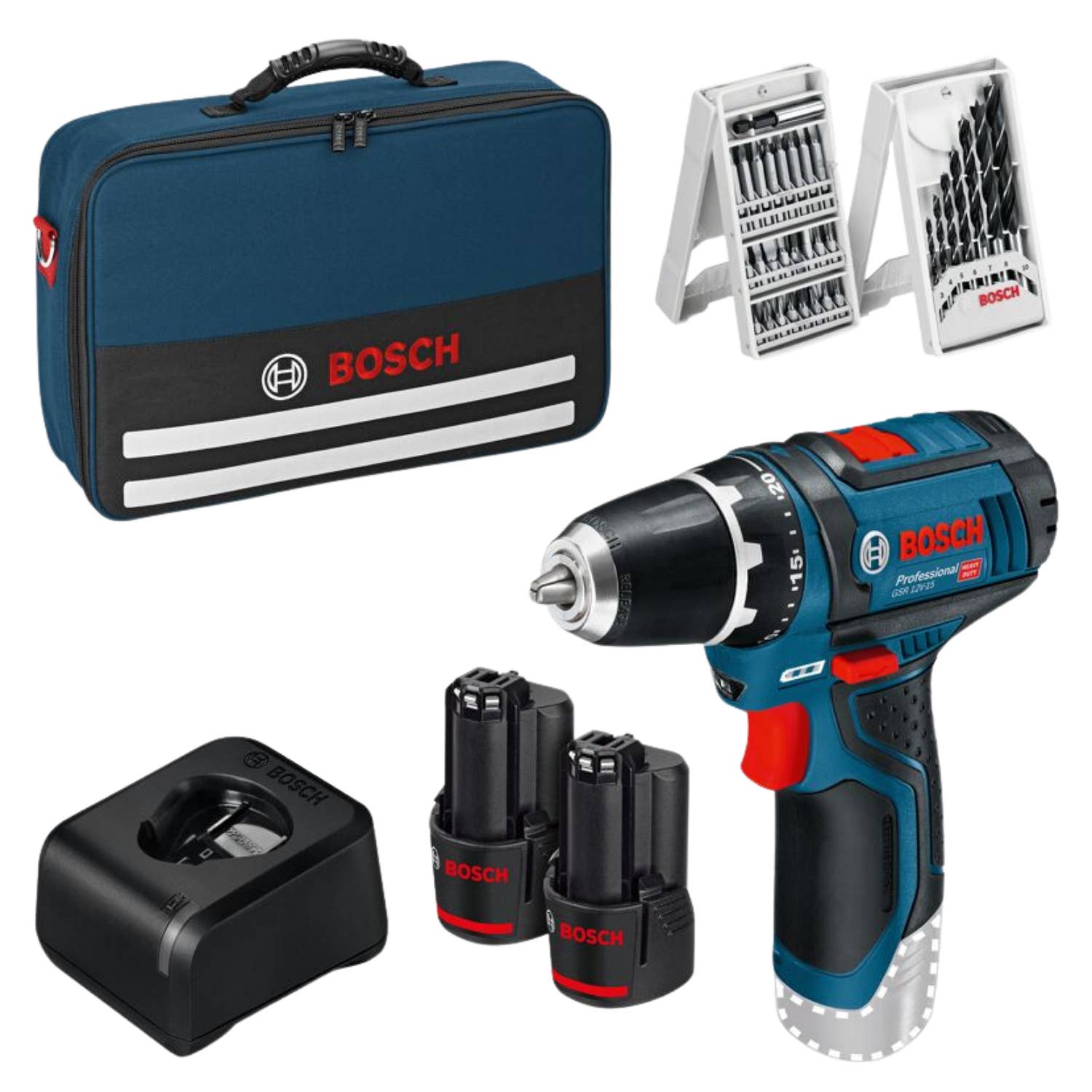 Bosch Professional Akku-Bohrschrauber GSR 12V-15