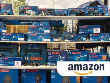 Verschiedenes Werkzeug und Geräte aus der blauen Bosch Professional Reihe