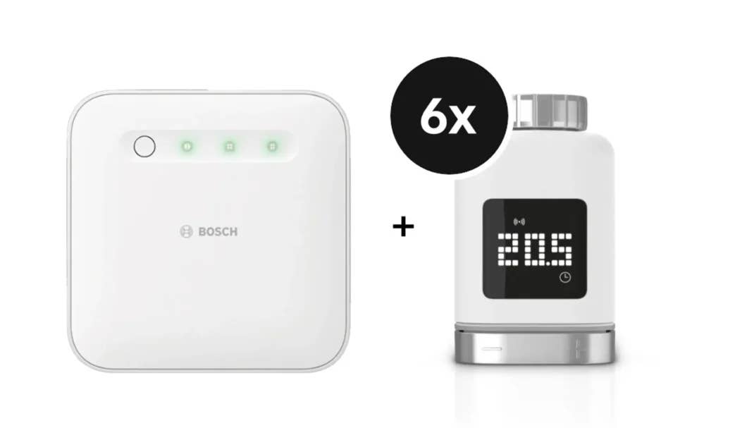 Bosch Smart Home Starterset mit 6 Thermostaten