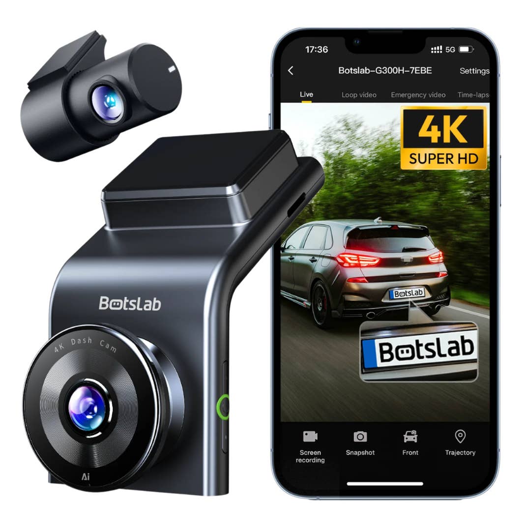 Botslab 4K Dual Dashcam