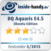 BQ Aquaris E4.5 Ubuntu Edition Testsiegel BQ Aquaris E4.5 Ubuntu Edition Testsiegel
