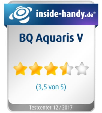 BQ Aquaris V Testsiegel BQ Aquaris V Testsiegel