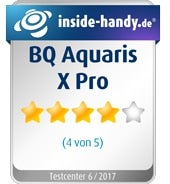 BQ Aquaris X Pro im Test: 4 von 5 BQ Aquaris X Pro im Test: 4 von 5