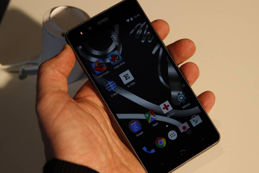 BQ Aquaris X5 (Cyanogen) Hands-On-Bilder bei der Präsentation in Madrid
