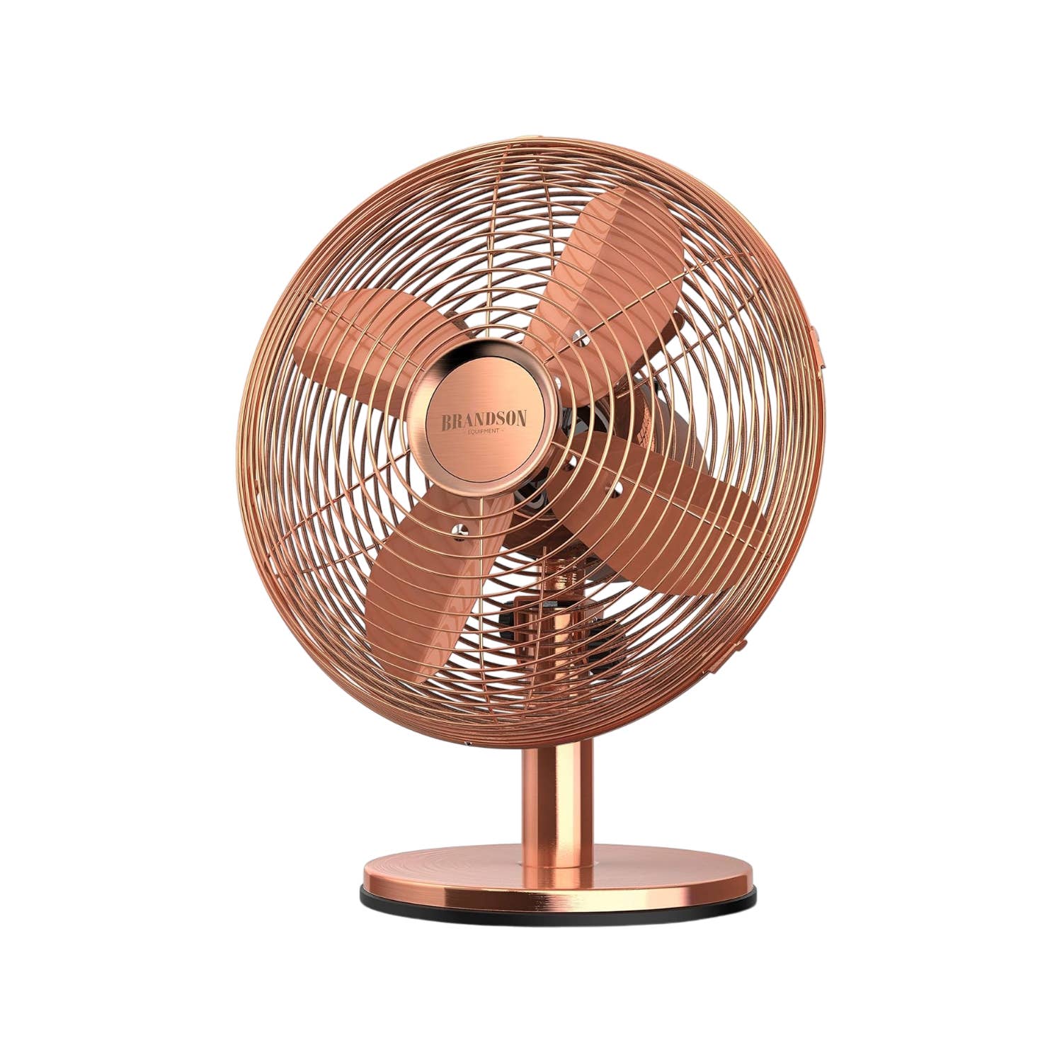 brandson-retro-tischventilator Brandson Tischventilator in Kupfer-Optik