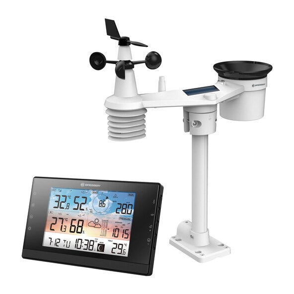 Bresser WLAN-Wetterstation WSC mit 5 in 1 Multi-Sensor