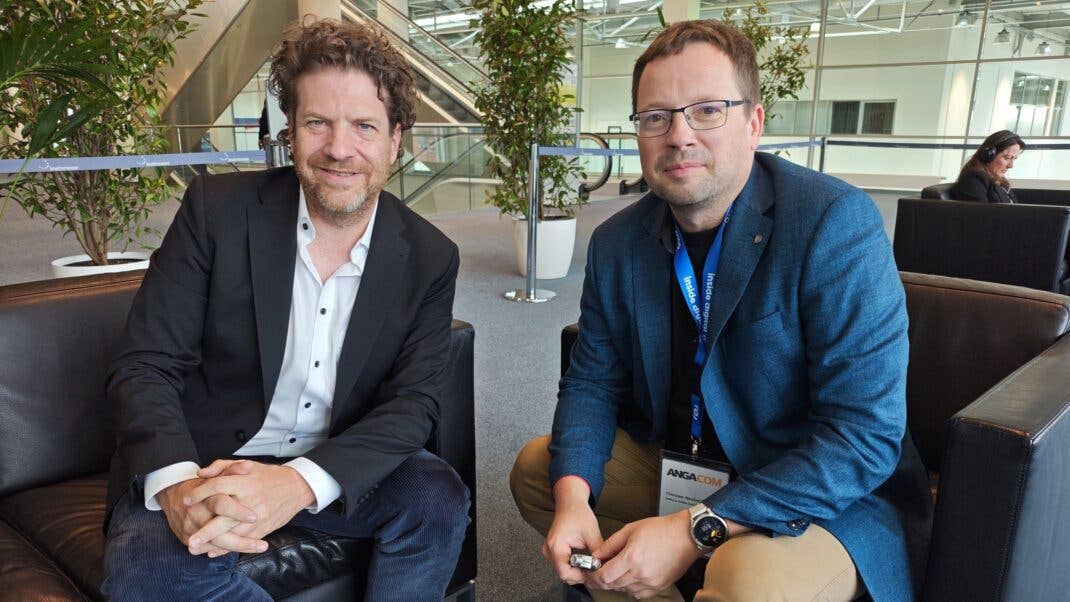 Telekom-Manager Arnim Butzen und inside digital-Redakteur Thorsten Neuhetzki