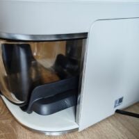 Von hinten sieht man noch besser, dass der Griff halb verdeckt ist. Ninja Crispi DualZone von hinten