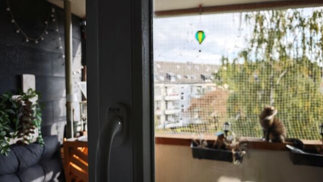 feuchter Fensterrahmen