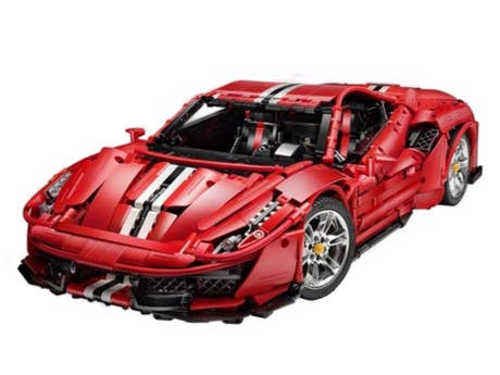 Foto: Klemmbaustein CaDA Master Italian Super Car ohne Power-System, rot (C61043W)