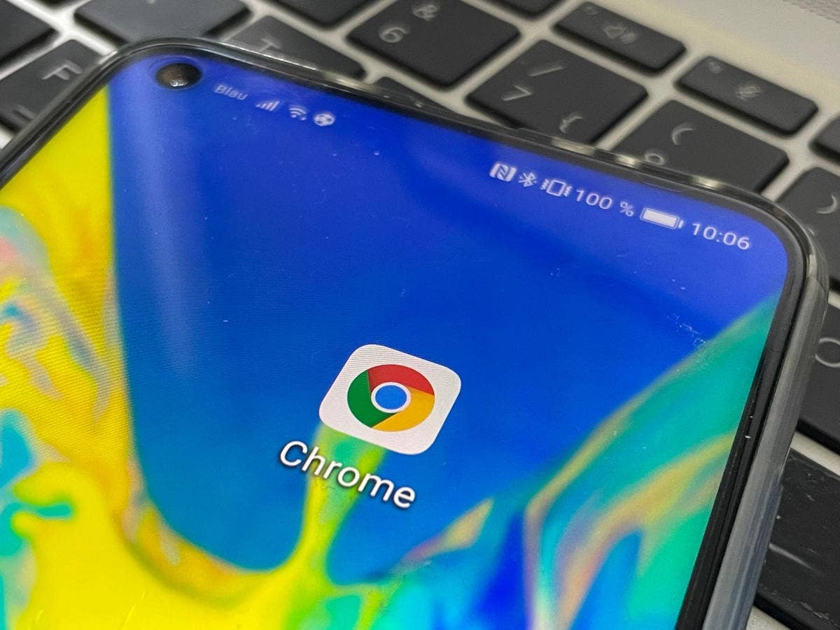 Chrome App auf Smartphone