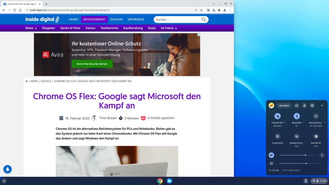 So sieht Chrome OS aus