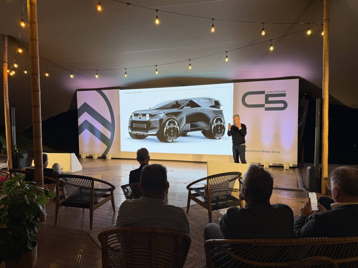 Pressekonferenz Premiere Citroen e-C5 Aircross auf Mallorca.
