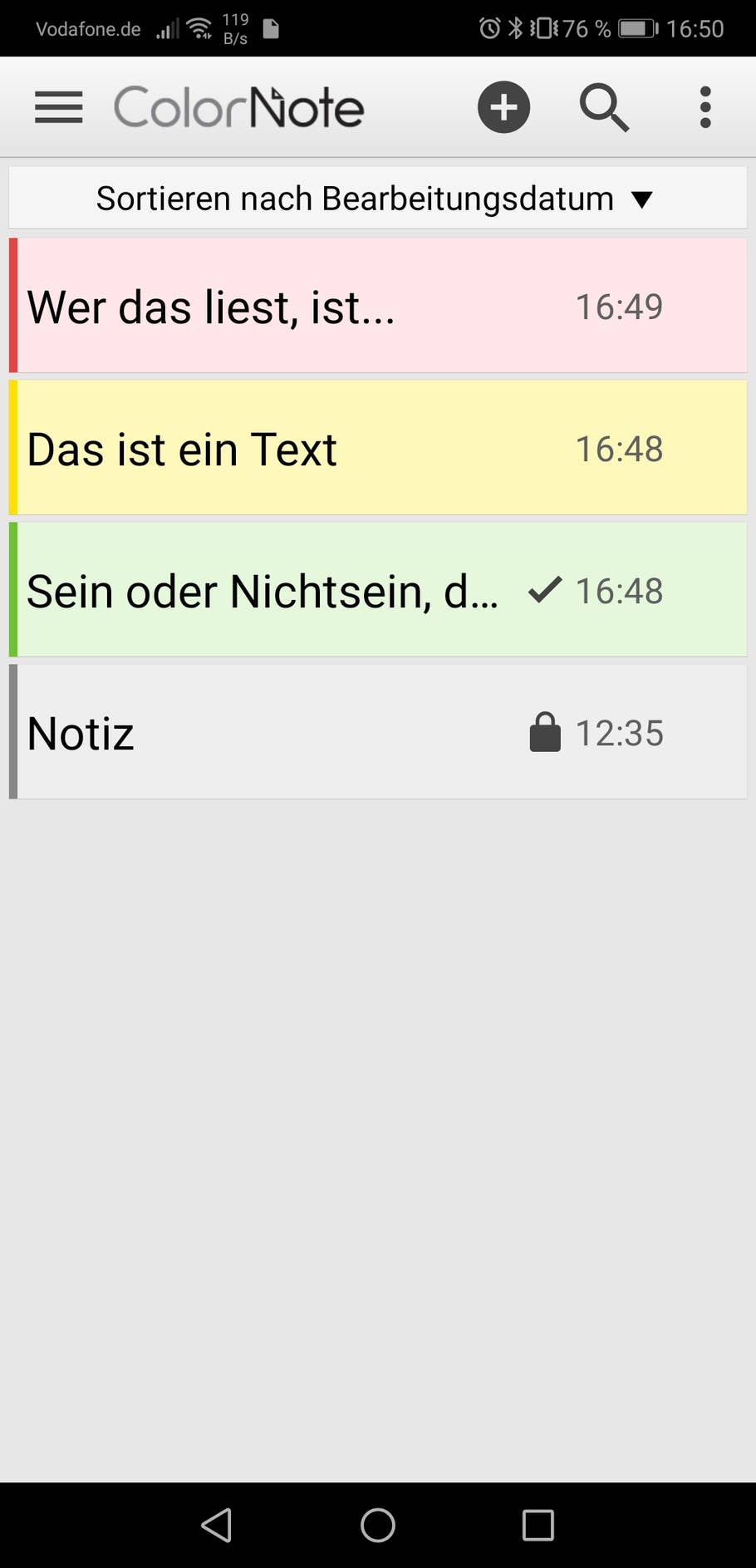 Notizen App