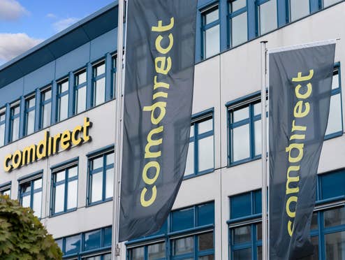 Ein Gebäude der comdirect
