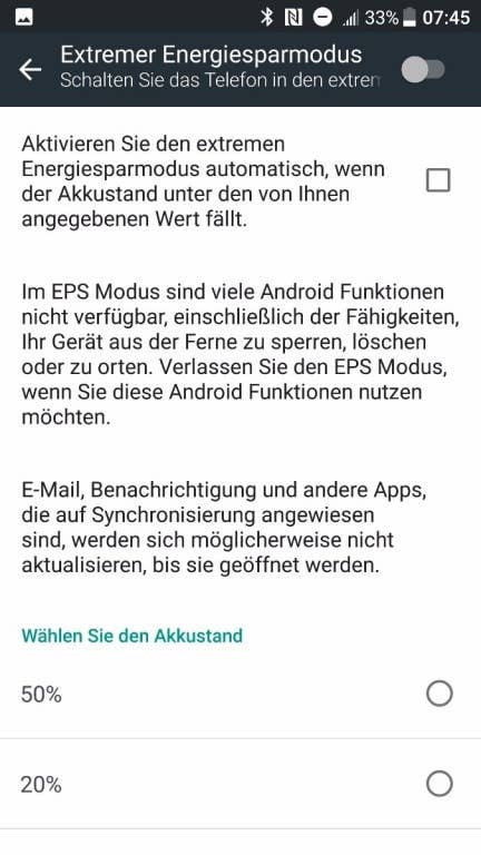 Das Akkumanagement im HTC U11