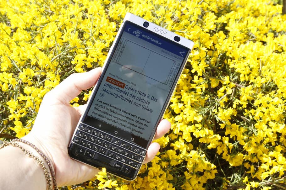 Das BlackBerry KEYone im Test: Hands-On