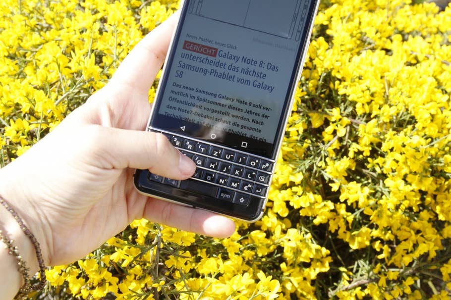 Das BlackBerry KEYone im Test: Hands-On