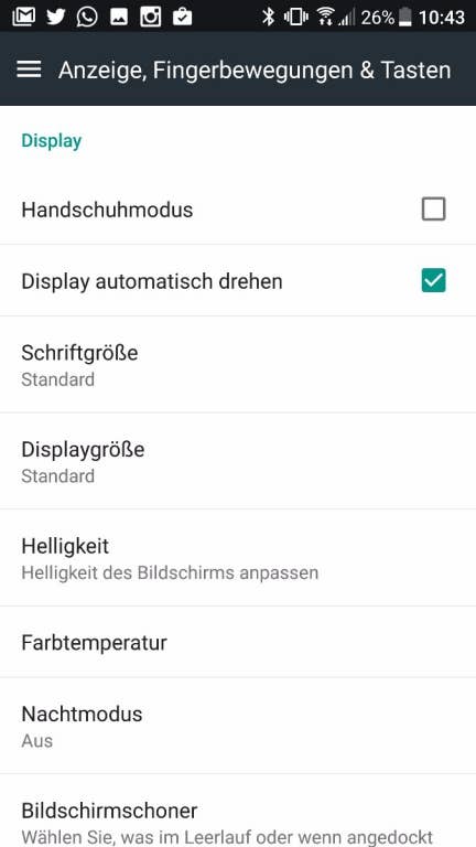 Das Display des HTC U Ultra