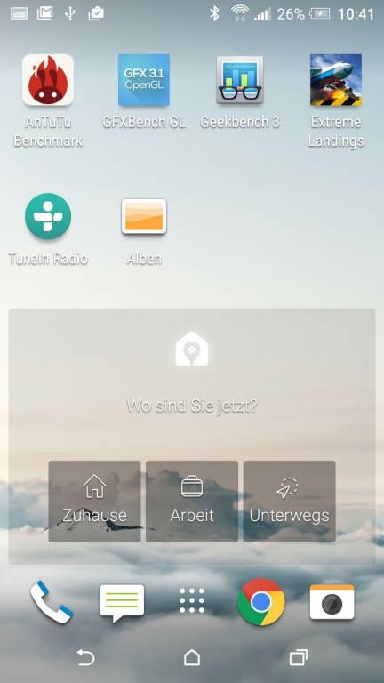 Das Menü des HTC One A9 im Test bei inside-digital.de